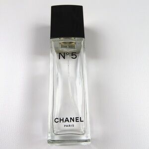 CHANEL No 5 Empty Eau De Toilette Paris Spray glass bottle 3.4oz- EMPTY-